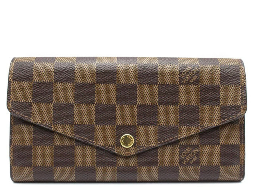 LOUIS VUITTON Portefeuille Sarah Long Wallet Damier Rose Pink Ballerine